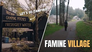 We STAYED in a FAMINE VILLAGE for VAN LIFE! Best Campsite in Northern Ireland?