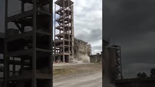 Building crashes down