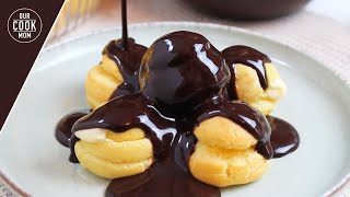 How to Make Profiteroles, Detailed Profiterole Recipe :: Ev Yapımı Profiterol Nasıl Yapılır, Tarifi