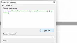 Creating Table with SQL query in Open Office@COMPUTEREXCELSOLUTION