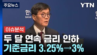 두 달 연속 금리 인하...우리 경제에 어떤 영향 줄까 / YTN