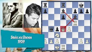 Chess MASTER Leonid Stein Plays Brilliant Game Against Viacheslav Osnos