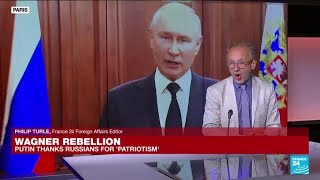 Putin's address to nation 'in total contradiction' with Wagner chief's message • FRANCE 24 English