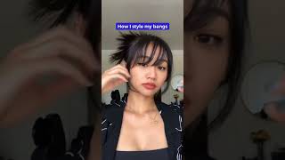 Easiest Way To Style Wispy Bangs