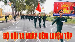 Lực lượng diễu binh, diễu hành ngày đêm luyện tập hướng về đại Lễ