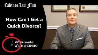 How Can I Get a Quick Divorce?