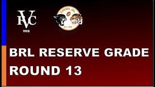 BRL Reserve Grade - Round 13: Valleys Diehards v Carina Tigers