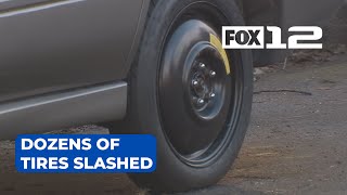 More than 50 victims reported tires slashed in Sandy, police say