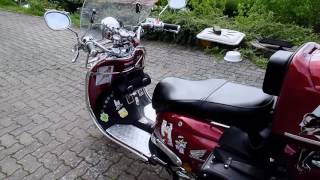 Retroroller ZNEN EASYCRUISER 125ccm mit Bluetooth Lautsprecher verbessert