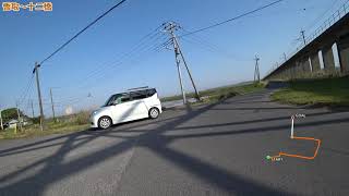 隣駅まで自転車で行く 香取駅～十二橋駅