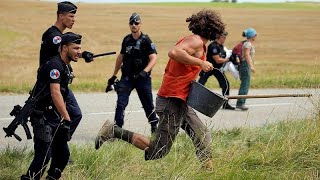 Proteste auf der Tour de France