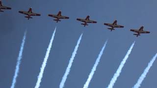 Royal Canadian Snowbirds formation pass