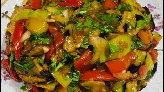 Очень вкусная закуска из овощей/АЙЛАЗАН или ИМАМБАЙАЛДИ/ԱՅԼԱԶԱՆ / Իմամ-Բայալդի/ Ragout-by Mila