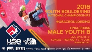 Male Youth B • Finals • Sunday February 7th 2016 • LIVE 9:30AM CST