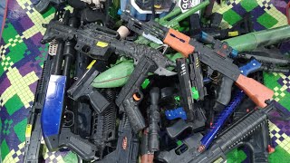 macam macam jenis tembakan tembakan Ak47 siniper pemburu pistol revolver,toy gun