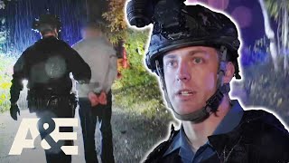 Officers Chase a Man Wanted with Multiple Warrants Through the Woods | Alaska State Troopers | A&E