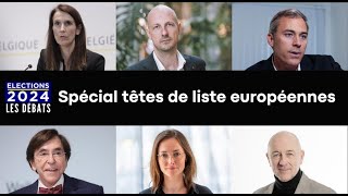 Elections du 9 juin: débat spécial têtes de liste européennes