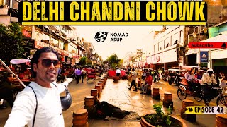 Exploring CHANDNI CHOWK Delhi | Cheapest Market In India | Delhi Best Hostels | Red Light Area Delhi