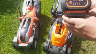 FLYMO VS YARDFORCE WORLD CUP CORDLESS MOWERS