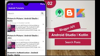 Blogger API | 02 Search Posts | Android Studio | Kotlin