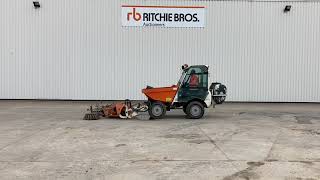 2011 Ausa B201RH w/Sweeper 4x4 Dumper I St Aubin, France Auction - 15 \u0026 16 June