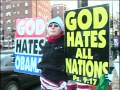 Anti-Gay Protesters Blast Obama