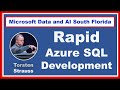Rapid Azure SQL DB development with SQL Server Data Tools (SSDT) by Torsten Strauss - DataAISF