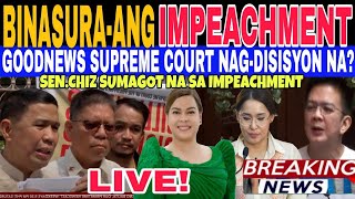 KAPAPASOK LANG IMPEACHMENT TINULDUKAN na SEN.CHIZ SINUWAY nasi B*B*M?  #quiboloyPrrd#vpsara#vmr