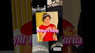 All tiaras, Princess Catherine has ever worn