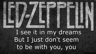 Led Zeppelin Fool in the Rain lyrics