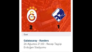 Galatasaray 2-1 Randers  (UEFA Avrupa Ligi Play-Off Turu Rövanş Maçı)  Stad Çekimi!! #gs #ua #uefa