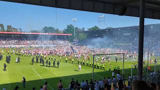 HSV FAIL PLATZSTURM in Sandhausen - Heidenheim steigt direkt auf