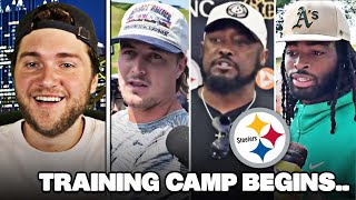 You Won’t Want To Miss These Training Camp Soundbites From Kenny Pickett, Mike Tomlin & Najee Harris