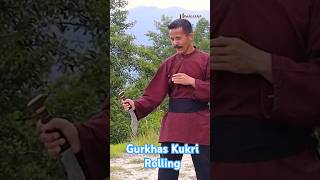 gurkhas kukri knife Rolling by Kiran Rai @shefordlimbu #shorts #short #shortsvideo