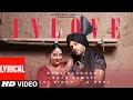 IN LOVE (Lyrics): GURU RANDHAWA X RAJA KUMARI | T-SERIES