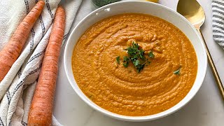 Vegan Carrot Cashew Soup Recipe