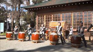 曽屋神社節分祭「秦野観光和太鼓」奉納演舞2