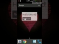android widget tutorial
