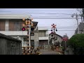 00279　南海加太線二里ヶ浜駅の近くの東側の踏切