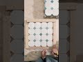 composing a traditional zellige tile pattern colour asmr interiordesign mosaicfactory