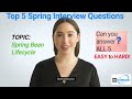 Java Interview Questions   Spring Bean Lifecycle