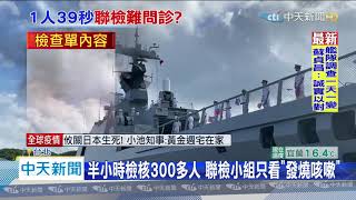 20200424中天新聞　敦睦艦隊疫情亂　前立委控聯檢小組便宜行事