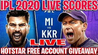 🔴LIVE🔴MI VS KKR | KKR VS MI |IPL 2020 DREAM 11 LIVE SCORES | MUMBAI VS KOLKATA