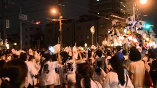 2014大阪市だんじり祭り平野郷夏祭り試験曳き　馬場町①（平成26年6月28日）