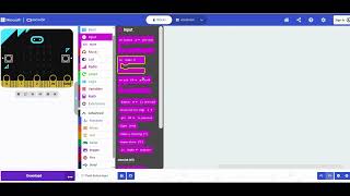 Lesson 2.1 Push Button Make Code Microbit