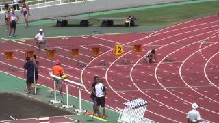 H24千葉県国体最終　成年女子100m決勝