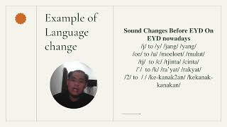 Language change that happen in Indonesia and analysis