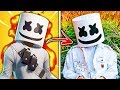 Top 5 Fortnite Skins INSPIRED By Celebrities (Fortnite Marshmello Skin & More)