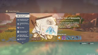 Genshin Impact Event On the Trail of Behemoths