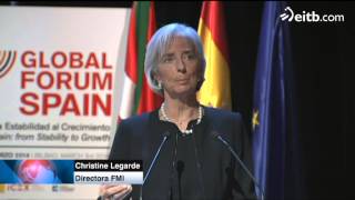 Christine Lagarde asegura que España debe profundizar en las reformas